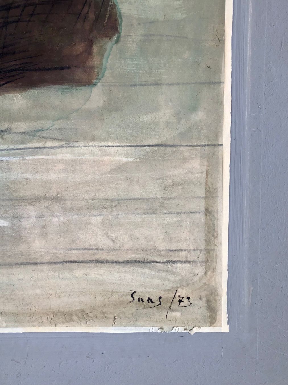 Gemälde: Ölbild von Hans Ulrich Saas / Sanary – Gebraucht aus Winterthur von Barunggeli 2