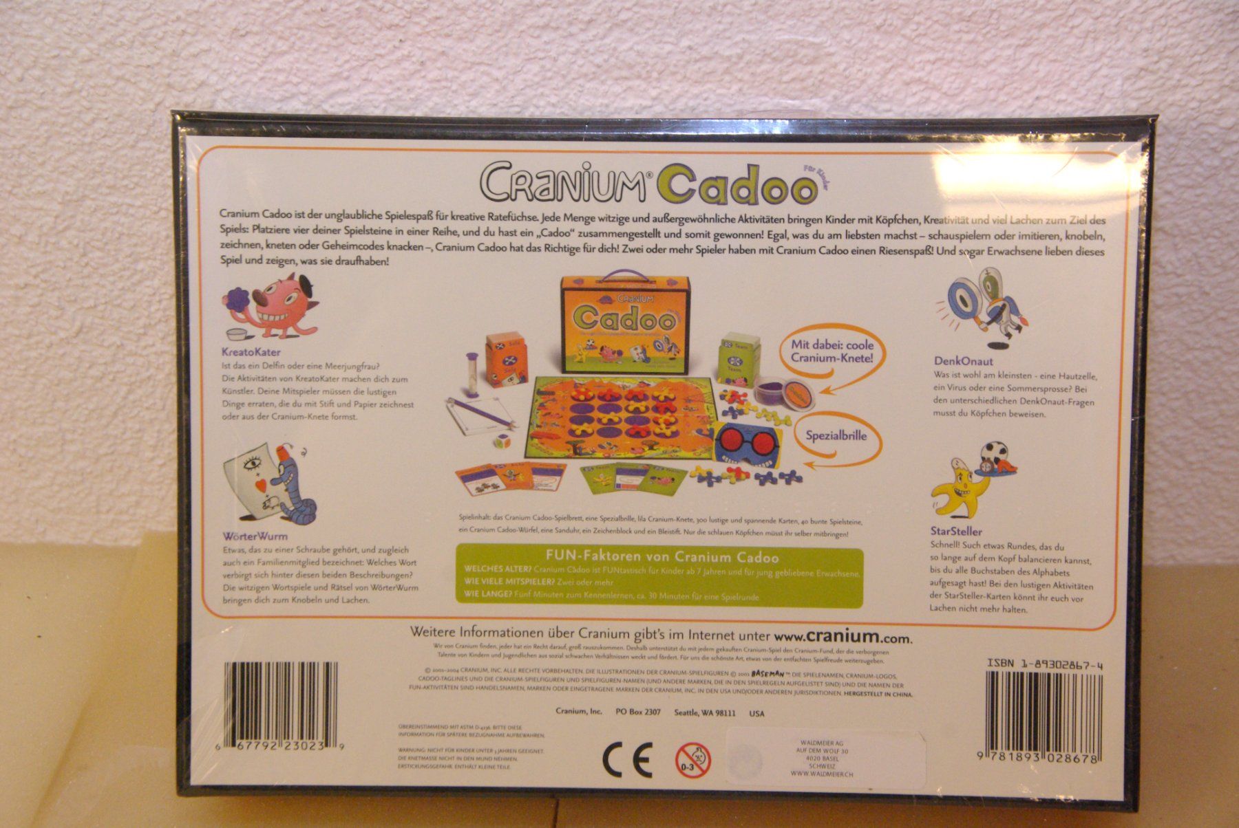 Giochi: Cadoo Cranium Spielespass, von Waldmeier – Nuovo e nell'imballaggio originale da Herisau venduto da Cevianer1844 2