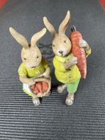 Niedliche Osterhasen Figuren, Frühlingsdeko, Top Zustand!