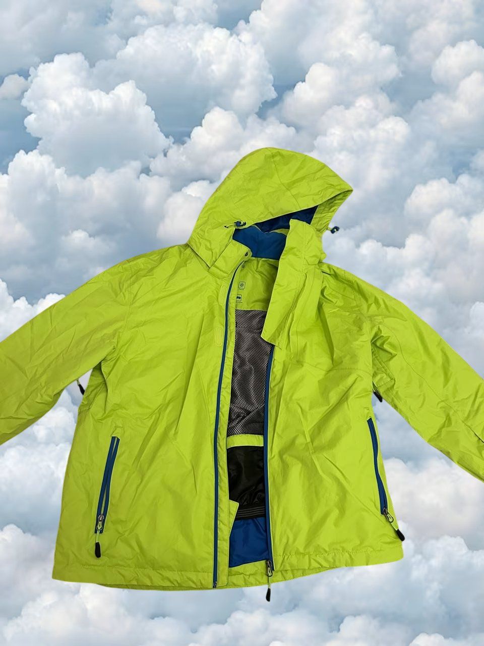 Giacche: Crivit Veste de ski vert fluo | Crivit ski waterproof jacket – Usato da Clarens venduto da meritus