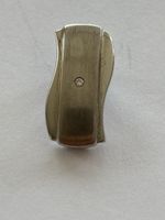 Anhänger 925 Silber mit Stein gebürstet guter Zustand