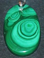 Anhänger L-1131 – Malachit – 11x17x2mm