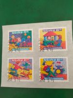 Briefmarken,Ausgabetag,ecken Stempel Pro Juventute 1991,