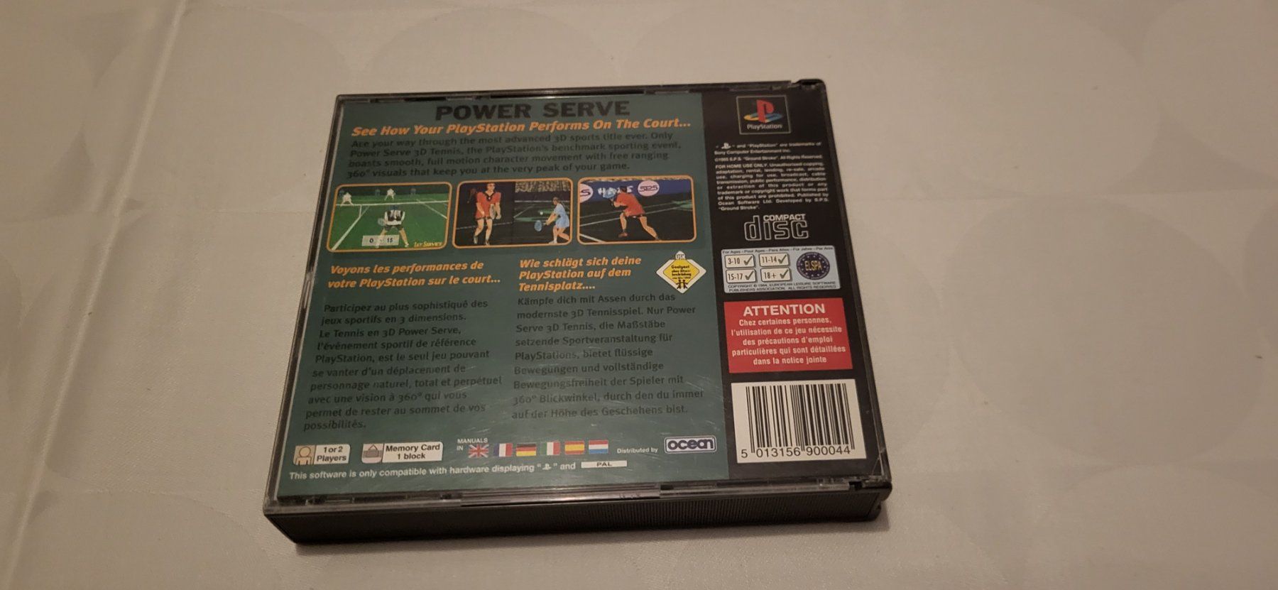 Giochi: Power Serve PS1 – Usato da Gretzenbach venduto da Uli1980 2