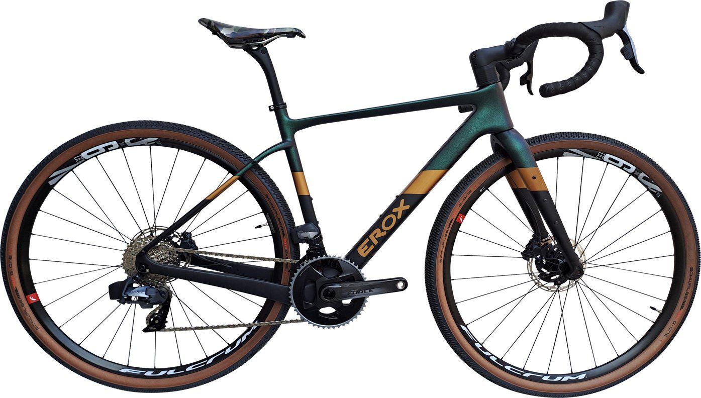 Gravel Bike Karbon Erox G-One extra light, custom made (Gebraucht) in ...