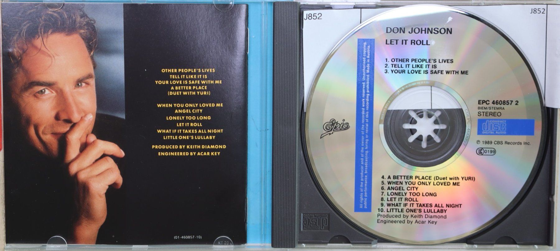 CD: Don Johnson – Let It Roll – Usato da Luzern venduto da CONTENTI 1