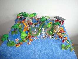 PLAYMOBIL WOHLFÜHLOASE 16 FIGUREN 27 TIERE VIEL VIEL ZUBEHÖR