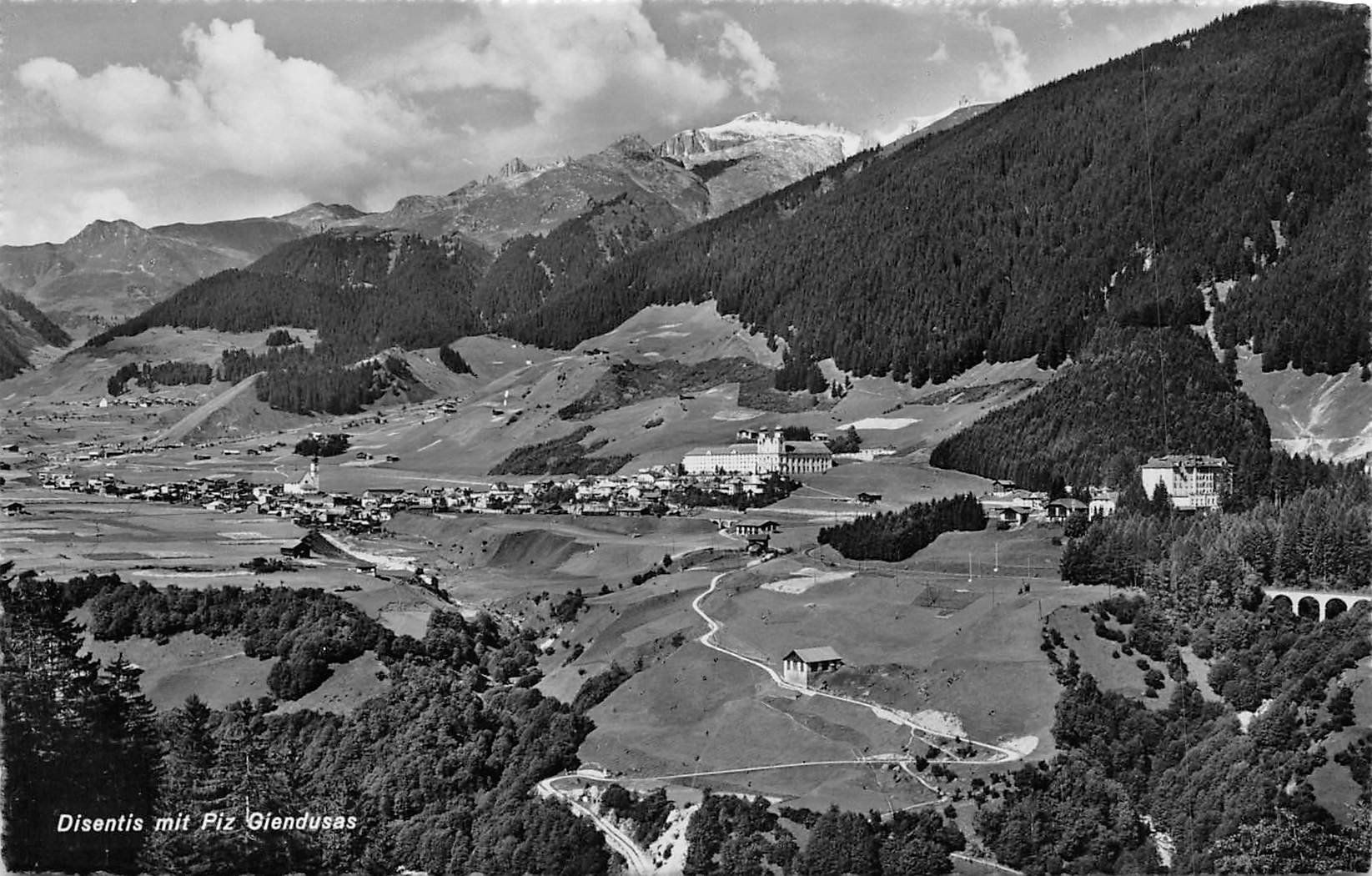 Cartoline postali: 2x Disentis – Usato da Ottikon b.Kemptth. venduto da Neptun1974