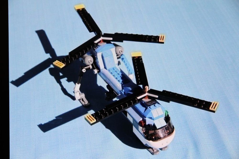 Lego Kit di costruzioni: Lego, Hubschrauber, 2 Rotoren, Seilwinde – Usato da Nesselnbach venduto da ubourson 7