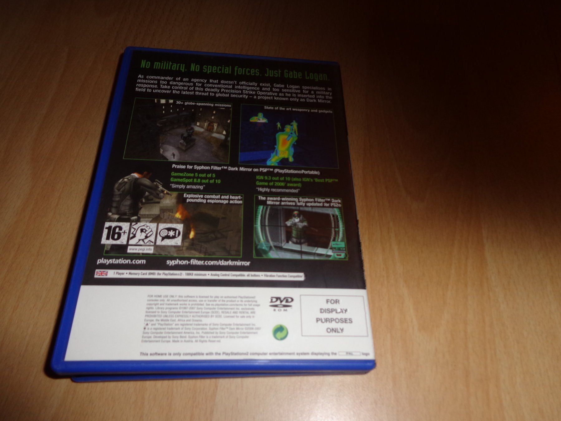 Giochi: Syphon Filter Dark Mirror (PS2) – Usato da Olten venduto da Disc-Ausverkauf 2