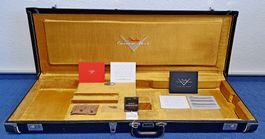 Fender USA Custom Shop Case Koffer Schwarz/Gold NEU