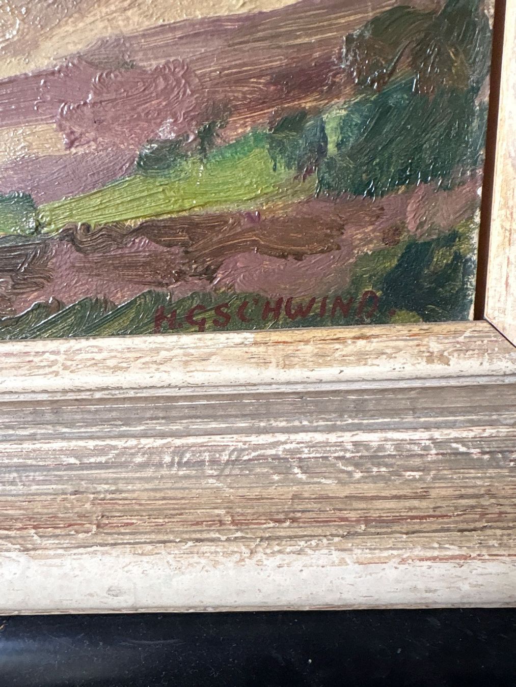 Dipinti: Öl auf Leinwand, gerahmt, Thunersee, Impression – Usato da Gattikon venduto da mo.suter 5