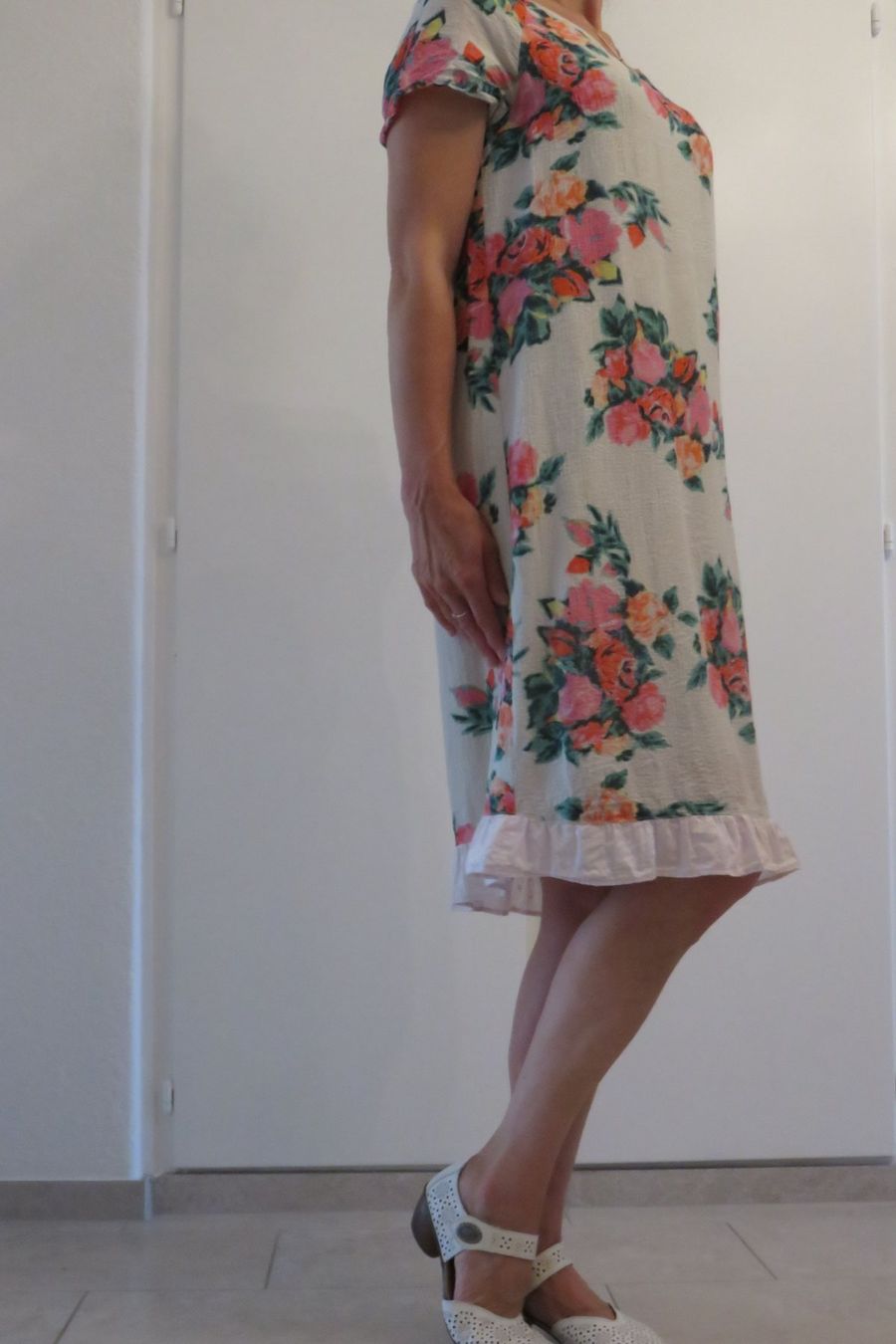 Comptoir des Cotonniers Vestiti: Seiden-Viskose Kleid gr. S-M – Usato da Fribourg venduto da monca 5