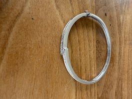 Armreif Weissgold 14K Diamanten