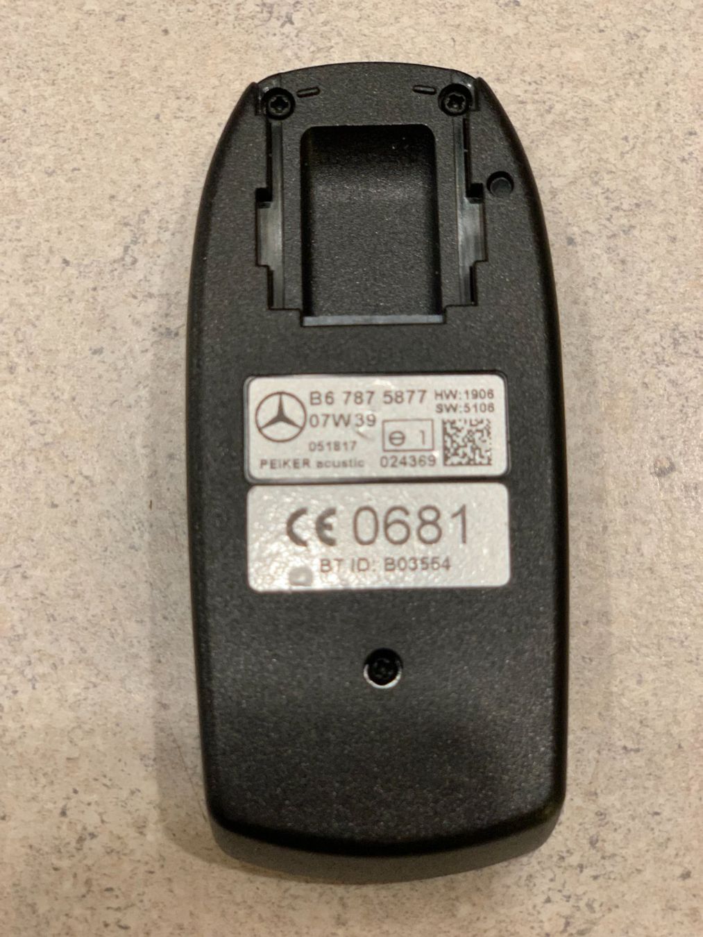 Mercedes-Benz Bluetooth HFP-Modul B6 787 5877 / B67875877 (Gebraucht ...
