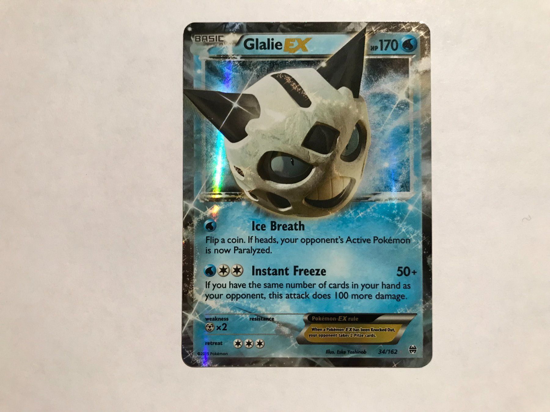 Pokémon Sammelbilder & Trading cards: Glalie EX – Gebraucht aus Hagendorn von Pokecollectorch 1
