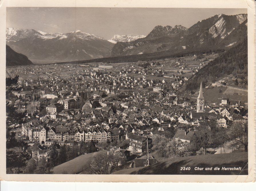 Cartoline postali: Chur 1947 – Usato da Bürglen TG venduto da StampGraf