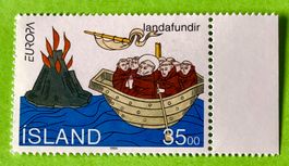 BRIEFMARKEN AUS Island UNGESTEMPELT  Siehe Original Fotos. 
