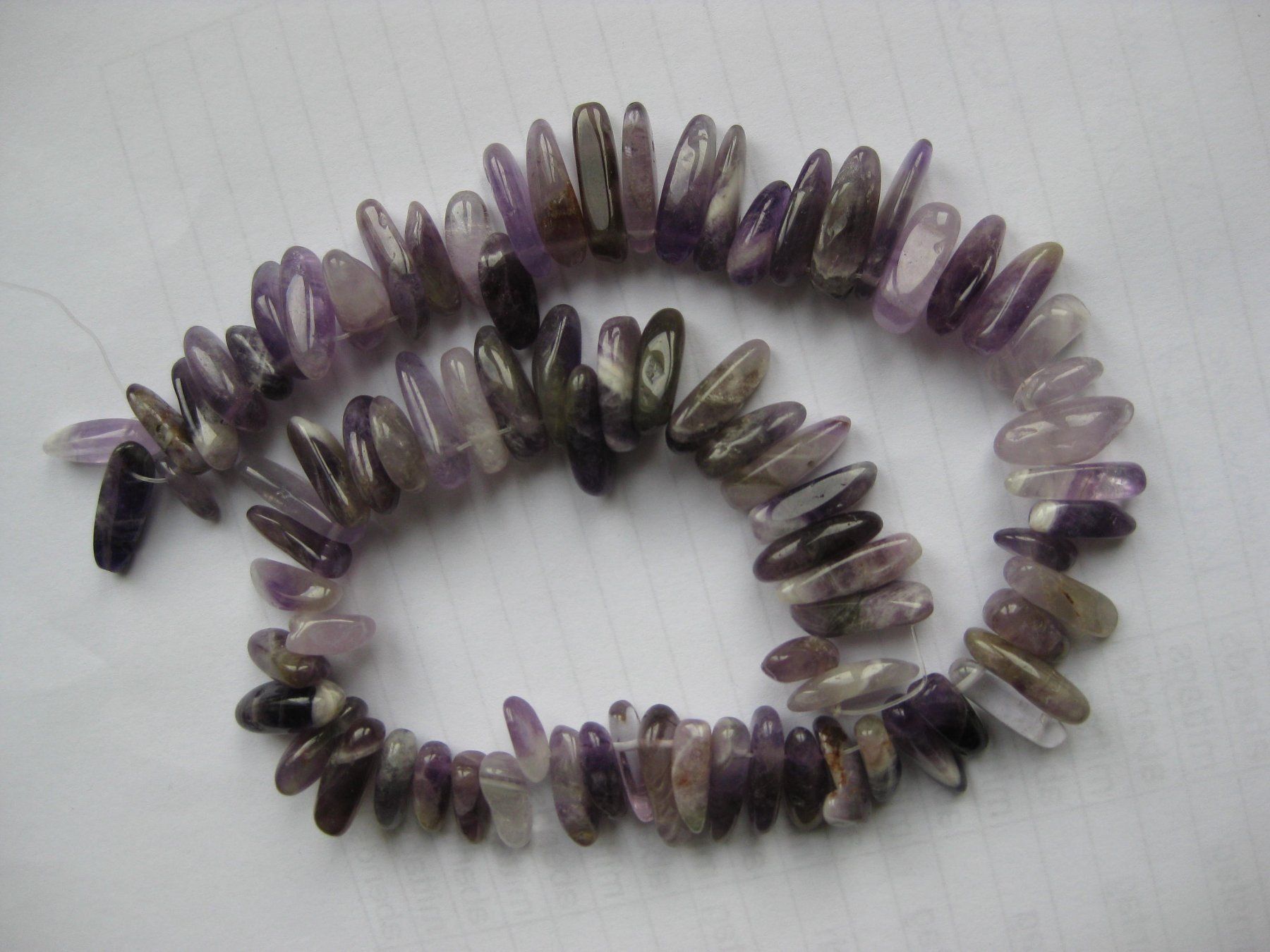 Pietre preziose: Amethyst Strang- neu und unbenutzt – Nuovo e nell'imballaggio originale da Wettingen venduto da Licht08