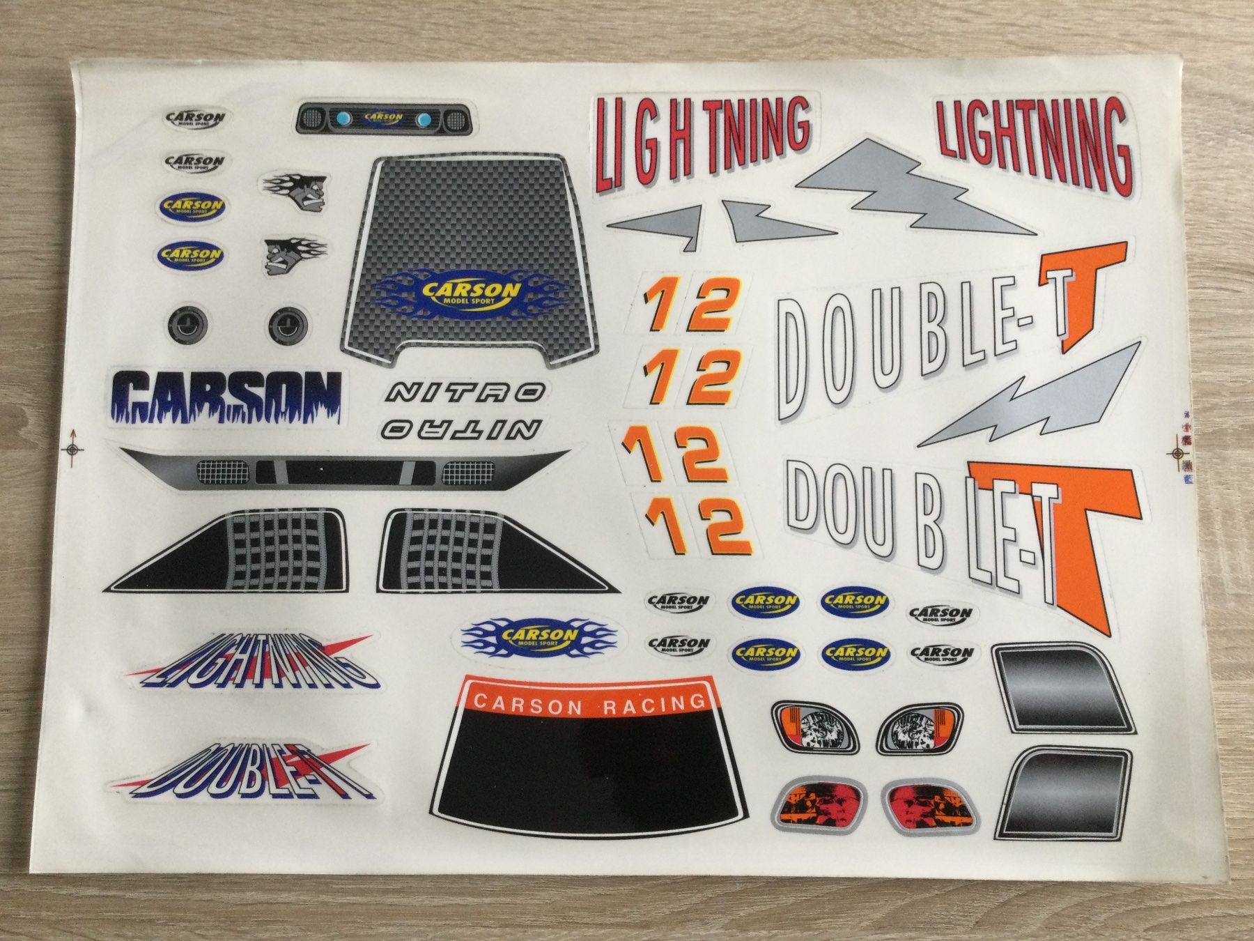Carson RC Modellbau: Carson Lightning Kleber 1:10 für Tamiya? – Gebraucht aus Mezzovico von Herbie53