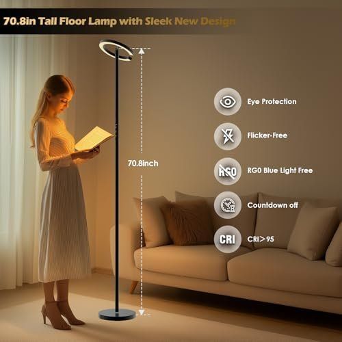 Lampade: Helle LED Eck Lampe Fernbedienung Stehlampe – Nuovo e nell'imballaggio originale da Hundwil venduto da pak_b5sl 7