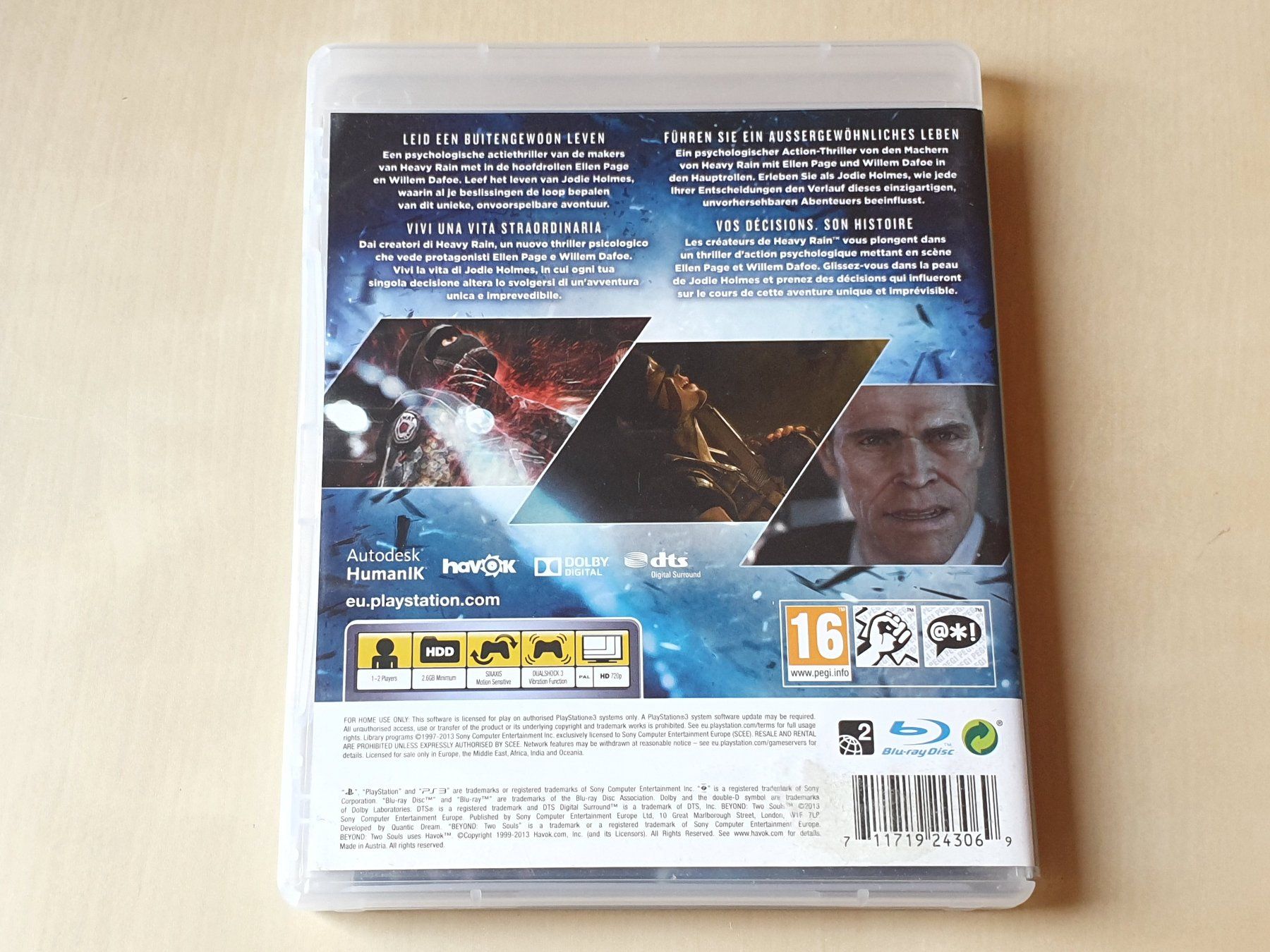 Sony Spiele: Beyond Two Souls – Gebraucht aus Stansstad von collectorsshop 1