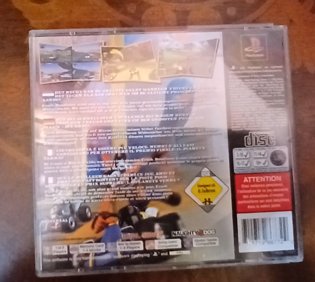 Sony Giochi: jeux PS1 CTR Crash Team Racing – Usato da Romont FR venduto da 777.gameur.game.boy 1