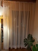 Vorhang Weiss 210 x 214 inkl Gleiter shabby chic 700