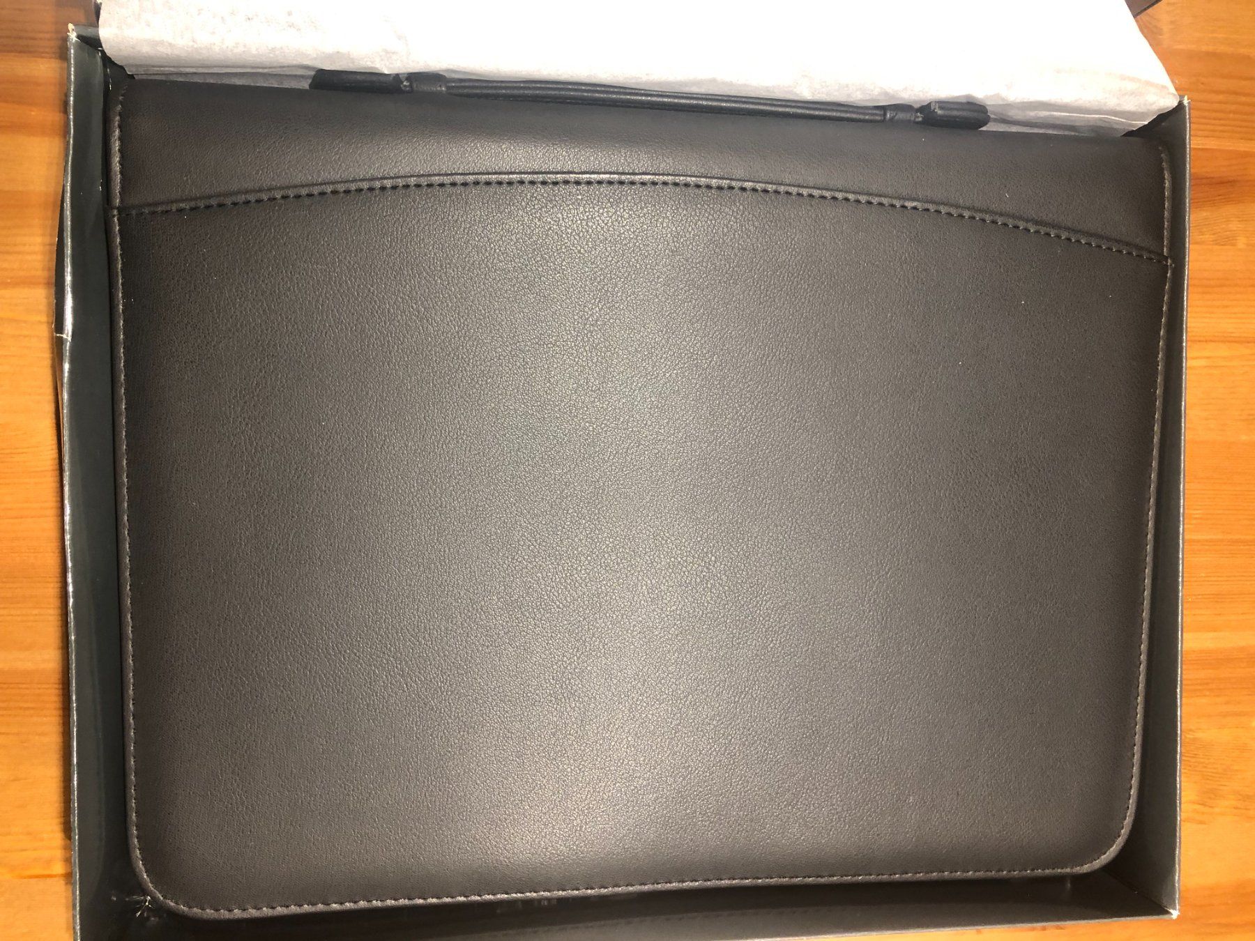Valigie & Borse: Konferenzmappe mit Reissverschluss Schwarz – Usato da Langwiesen venduto da Ela_Brown 1
