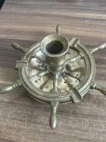 Charmant bougeoir vintage en laiton - Roue marine!