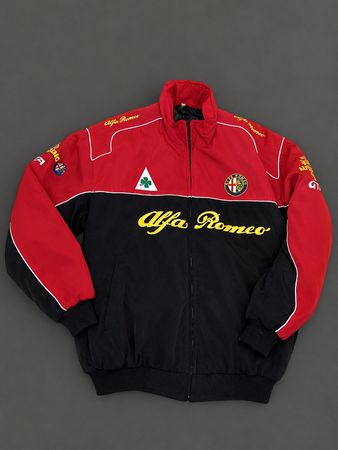 🏎️ Seltene Vintage Alfa Romeo Racing Jacke – Alfissimo
