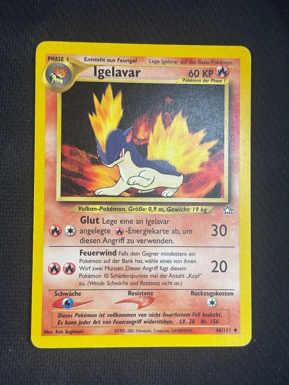 Pokémon Sammelbilder & Trading cards: Pokemon Igelavar 46/111 WOTC Neo Genesis DE – Gebraucht aus St. Gallen von KantoKarten