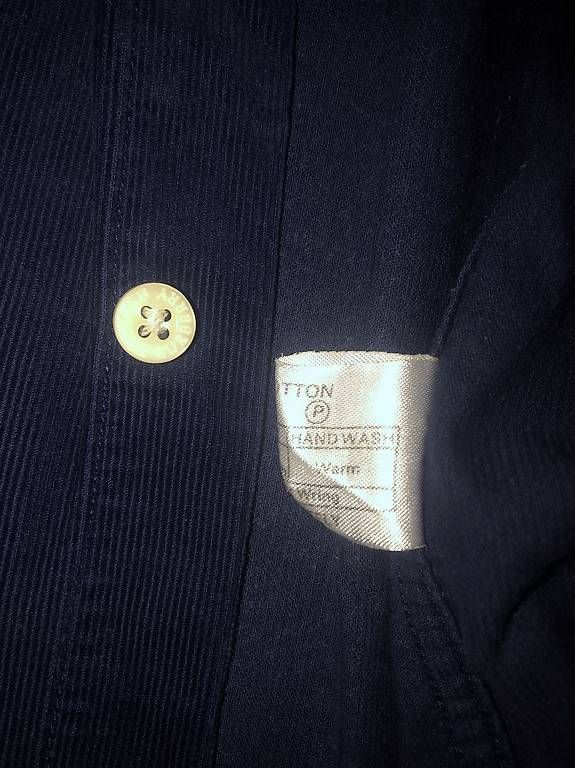 Camicie: Thomas Burberry Hemd dunkelblau – Usato da Wegenstetten venduto da secondhand.jpg 3