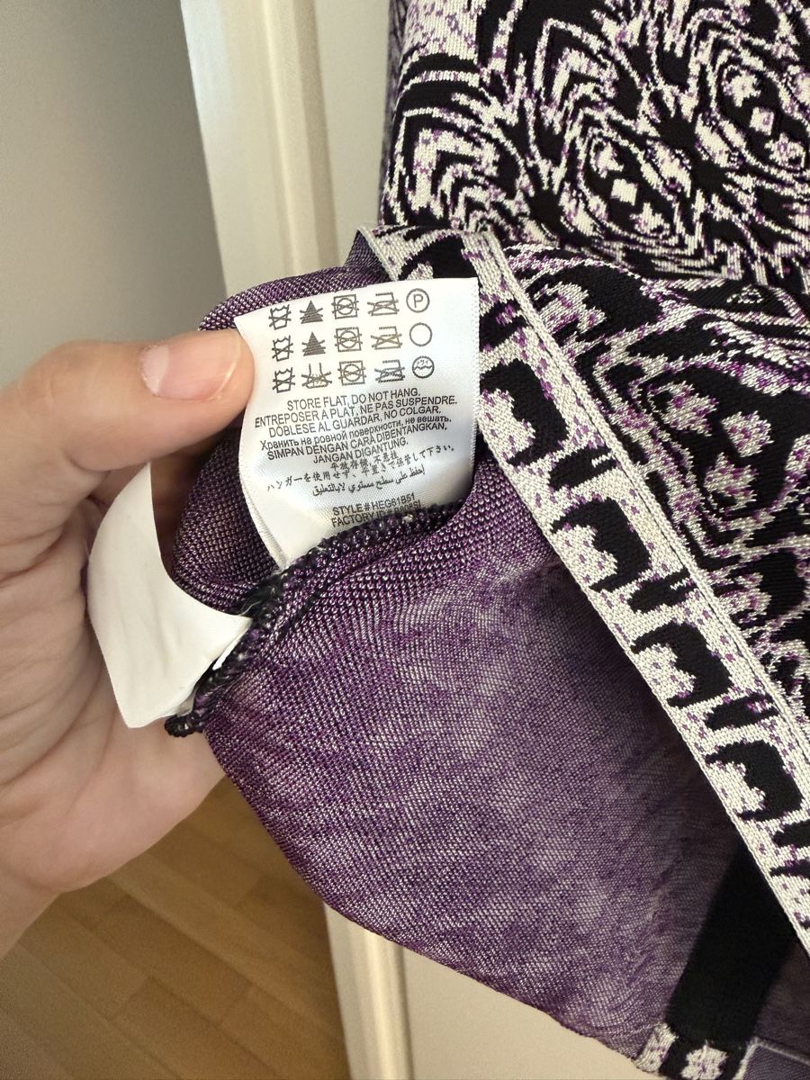 Robes: Robe HERVE LEGER imprimée violette taille M – Neuf (Voir description) à La Croix-de-Rozon par ben_9qlz 2