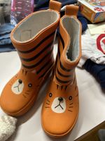 Kinder Gummistiefel Tiger Design orange Grösse 22