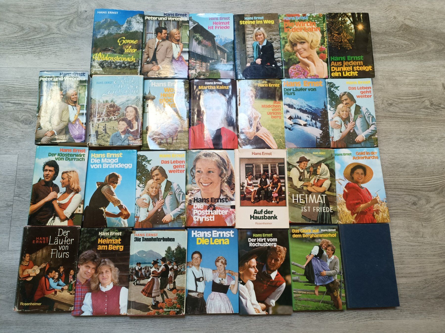 Bücher: 27 Hans Ernst Bücher/Romane – Gebraucht aus Bätterkinden von Elefantenzoo