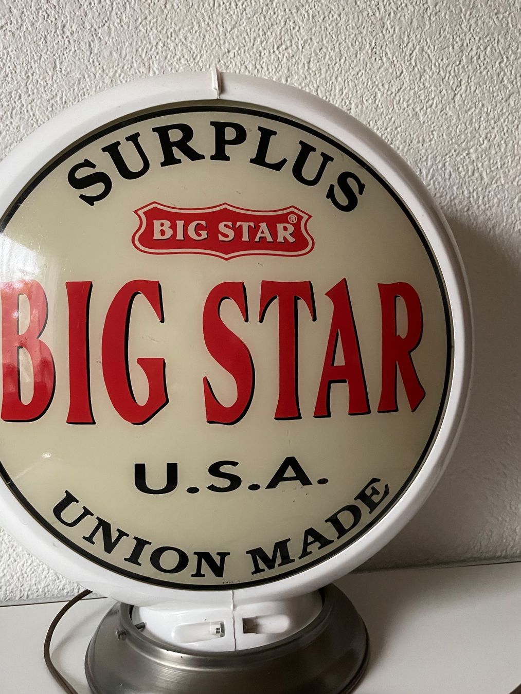 Tutte le decorazioni: Seltene Big Star Leuchtreklame – Usato da Derendingen venduto da Resu8263