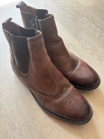 Coole Leder-Boots cognag Grösse 40 