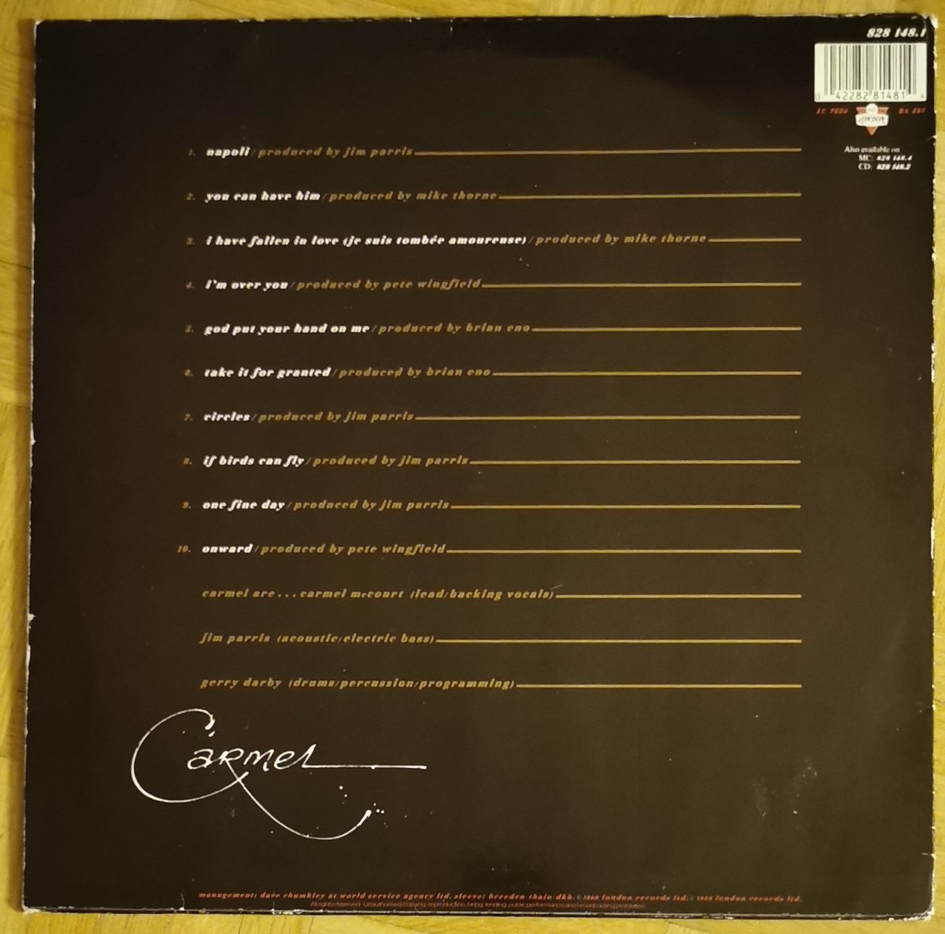 Dischi in vinile: Carmel "Set me free" LP Vinyl Schallplatte – Usato da Hochfelden venduto da Stburri0 1