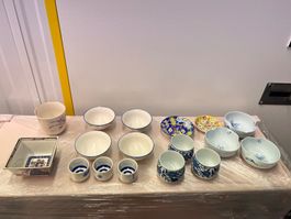 Lot 17 pieces of Asian porcelain