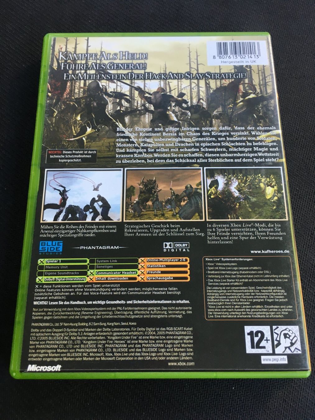Microsoft Giochi: Kingdom under Fire Heroes - Xbox Game – Usato da St.Gallen venduto da Punktchen01 1
