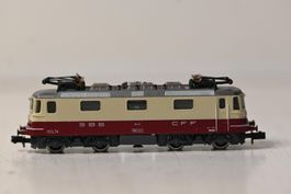Re 4/4 TEE Arnold Spur N mit OVP , läuft einwandfrei
