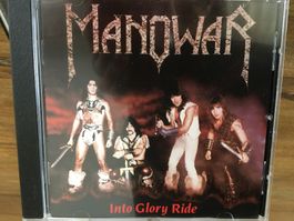 Manowar CD "Into Glory Ride" Metal Klassiker für Sammler🦈