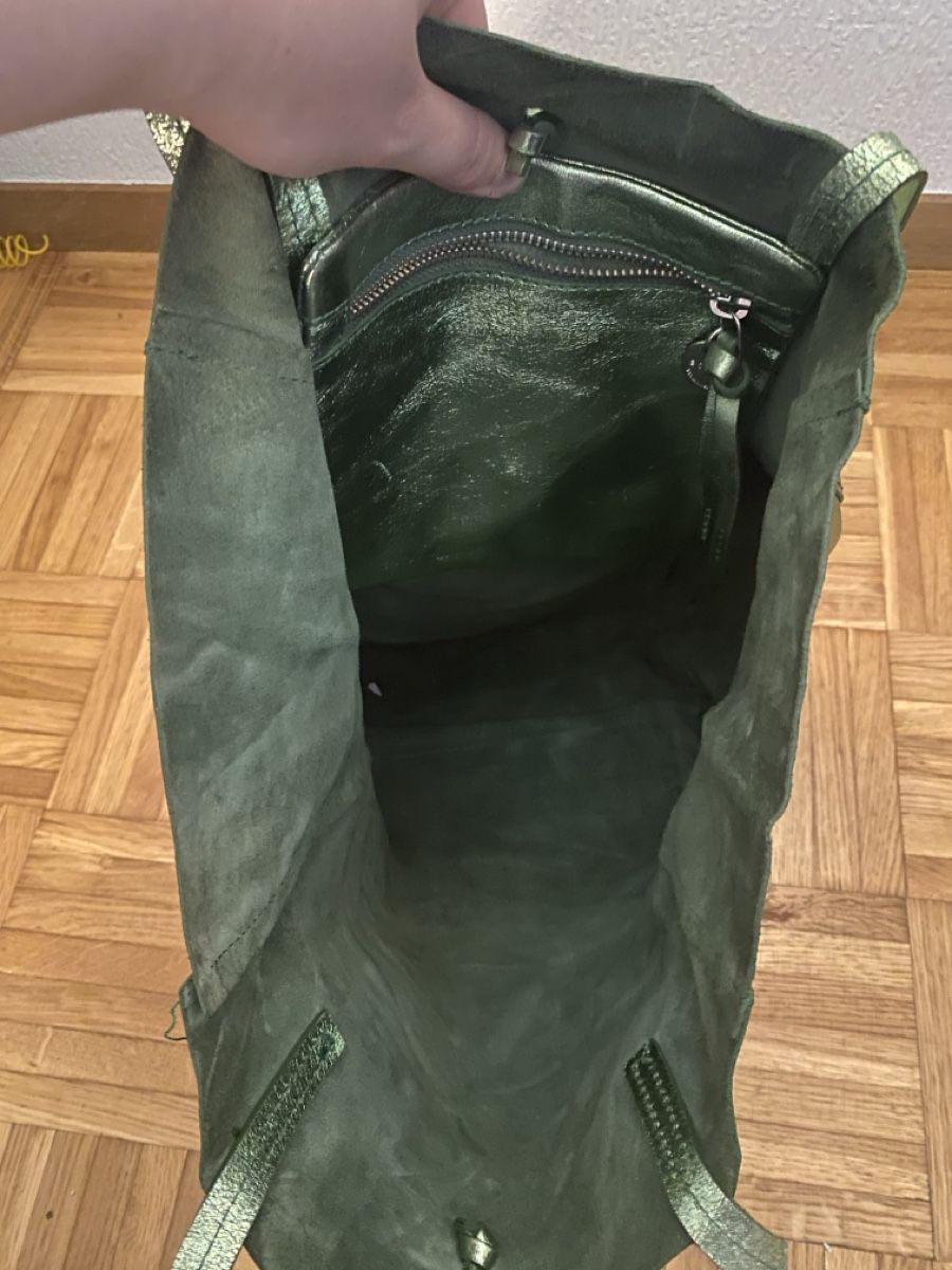 Esprit Borse da donna: Sac cabas vert-argenté bon état – Usato da Onex venduto da AlisonH 2
