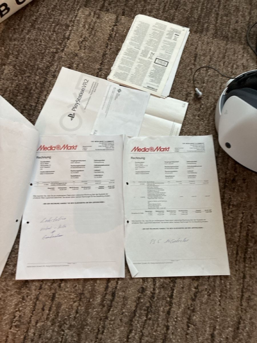 Sony Casco VR: Playstation VR2 Headset inkl. Controller & Ladekabel, Top Zu – Usato da Dielsdorf venduto da Bterry 5