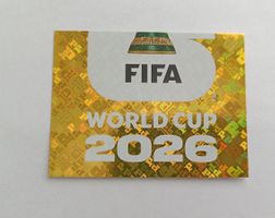 FWC 2 FIFA WM 26  goldiger Pokal Sticker - Top Zustand! 🔥