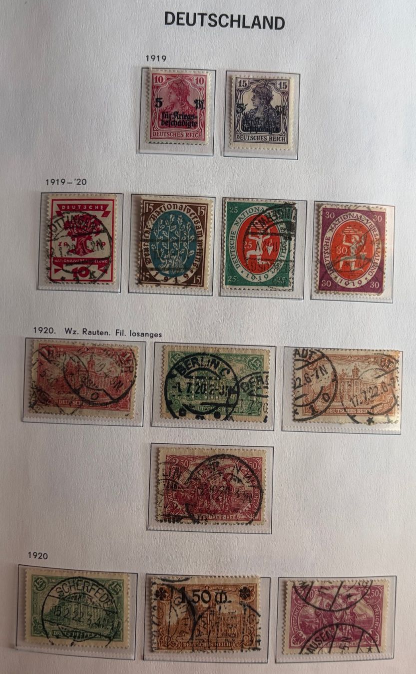 Alle Briefmarken: Briefmarken Deutsches Reich – Gebraucht aus Dotzigen von ser_8hp9