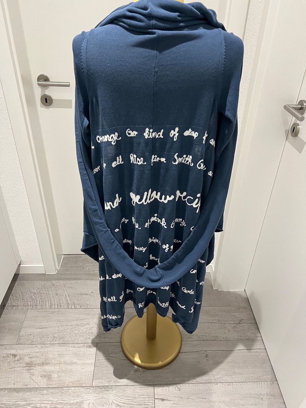Rundholz Gilet & Giacche senza maniche: Rundholz - cardigan long bleu - L - coton – Usato da Mézières FR venduto da Daisy16 6