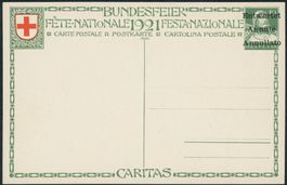 1921 - Pro Patria - Bundesfeierkarte - Entwertet