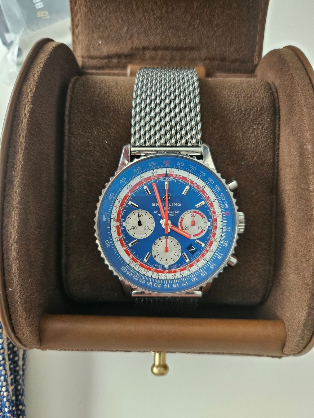 Breitling Orologi: Breitling Navitimer B01 Pan Am Edition + Extra Lederband – Usato da Rheinfelden venduto da stu_t6mj